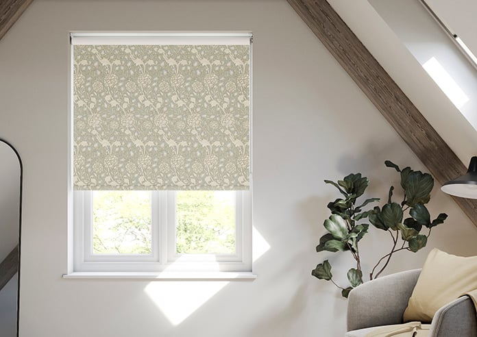 William Morris At Home Wild Tulip, Sage - Twist&Fit Roller Blind - Image 3